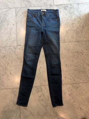 Madewell Indigo Skinny Jeans 28 tall